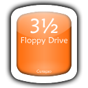 orange floppy drive